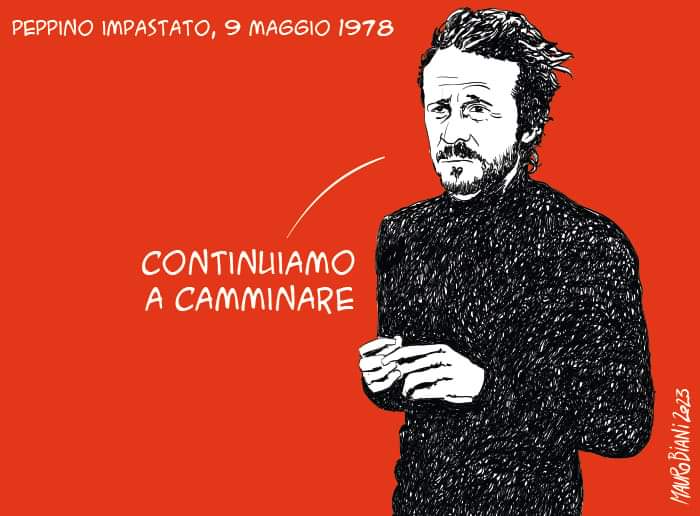 AntoBruno10's tweet photo. ”#PeppinoImpastato, #9maggio1978”
“Continuiamo a camminare”
..."contare, camminare insieme"...
”Allora..1,2,3,4,5,10, #100passi!"...
“io voglio scrivere che #lamafiaèunamontagnadimerda!
io voglio urlare!"
#45anni https://t.co/lIzKU8kVIo