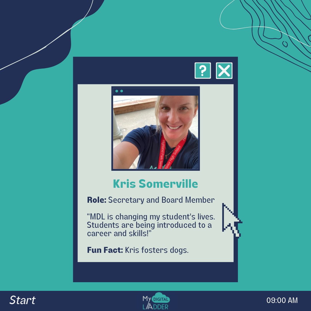 MyDigitalLadder's tweet photo. Here’s our spotlight on Kris Somerville, our secretary! https://t.co/1oIa0pn6zh