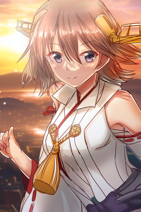 「hiei (kancolle) looking at viewer」Fan Art(Latest)