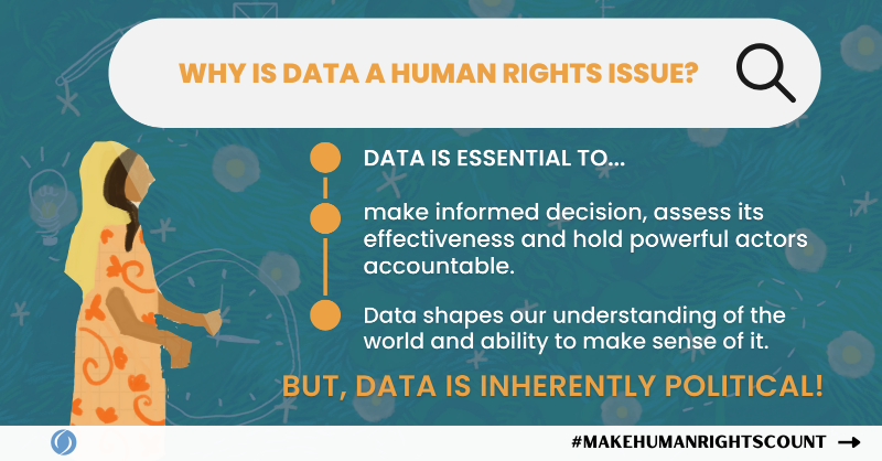 ESCRNet's tweet photo. Join us to close the #humanrights data gap and #MakeHumanRightsCount! Not sure what the data gap is or how to close it? Our upcoming Animated Video on Data and Human Rights has got you covered. Stay tuned, dropping tomorrow!

➡️In the meantime, swipe through to learn more!🧐🤔📊