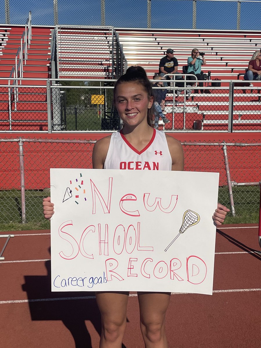 Mr_Athans's tweet photo. Congratulations Grace! 
New School Record - Most Career Goals. 
Unbelievable competitor. #OTGL #spartanlegacy https://t.co/3XcLkNlTxo