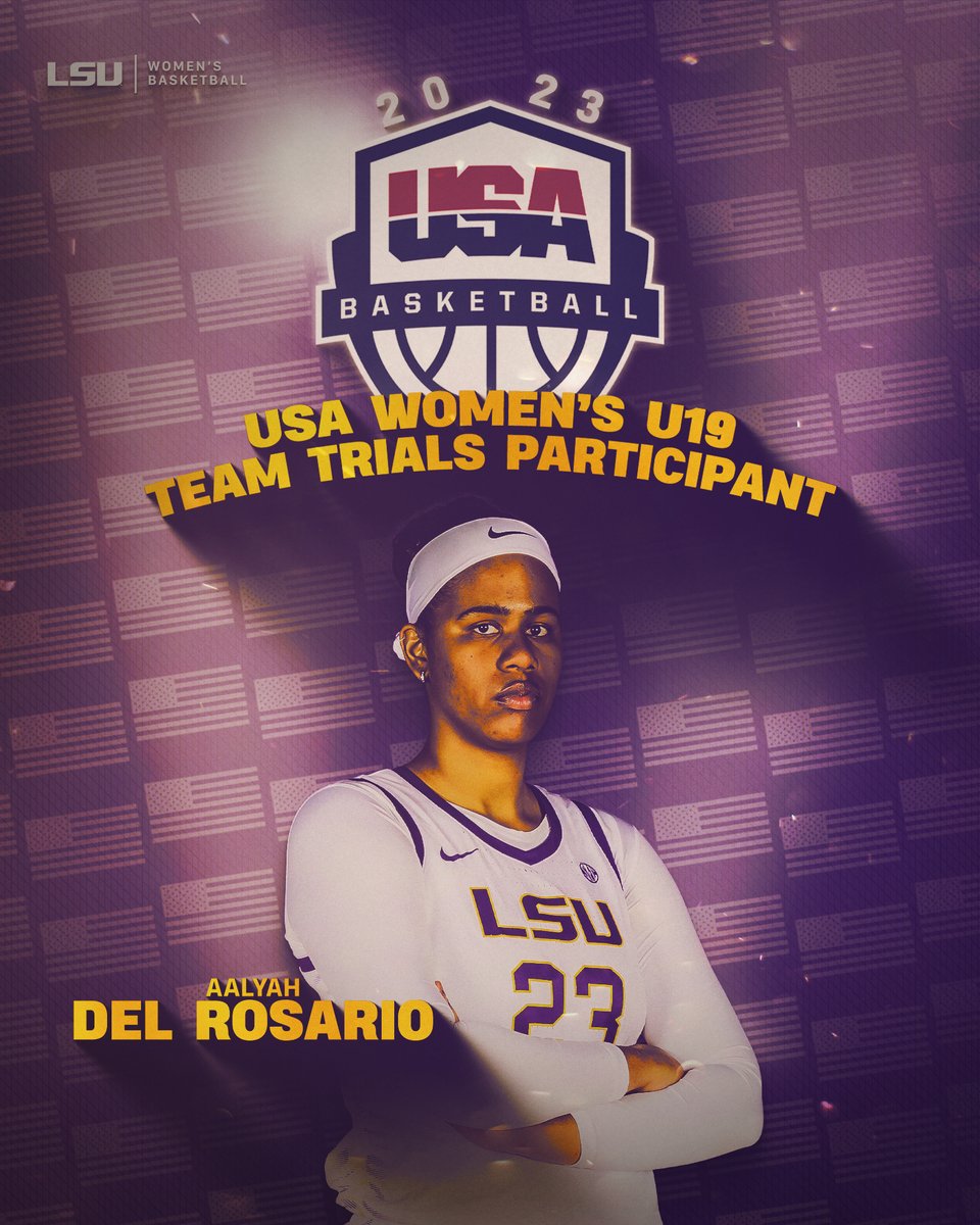 Aalyah Del Rosario will participate in the USA Basketball Women's U19 National Team Trials!

📄 lsul.su/41nfa57