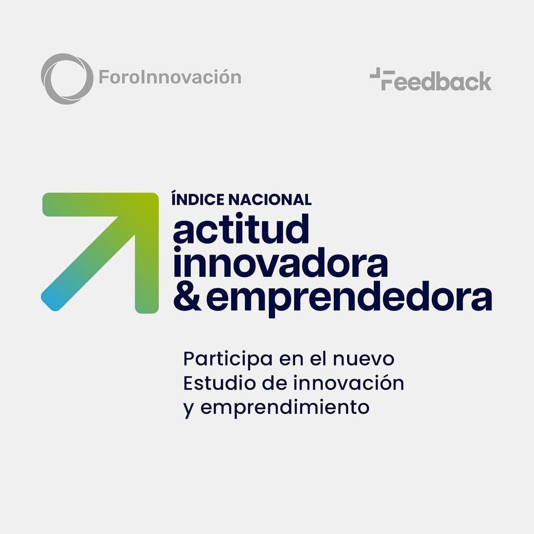 Participa en el nuevo Índice de actitud innovadora y emprendedora. ✅ Encuesta presentada por ForoInnovación y Feedback 👉 que apunta a fomentar la innovación y emprendimiento, generar diálogo y producir información para orientar políticas públicas 📲foroinnovacion.cl/indice/