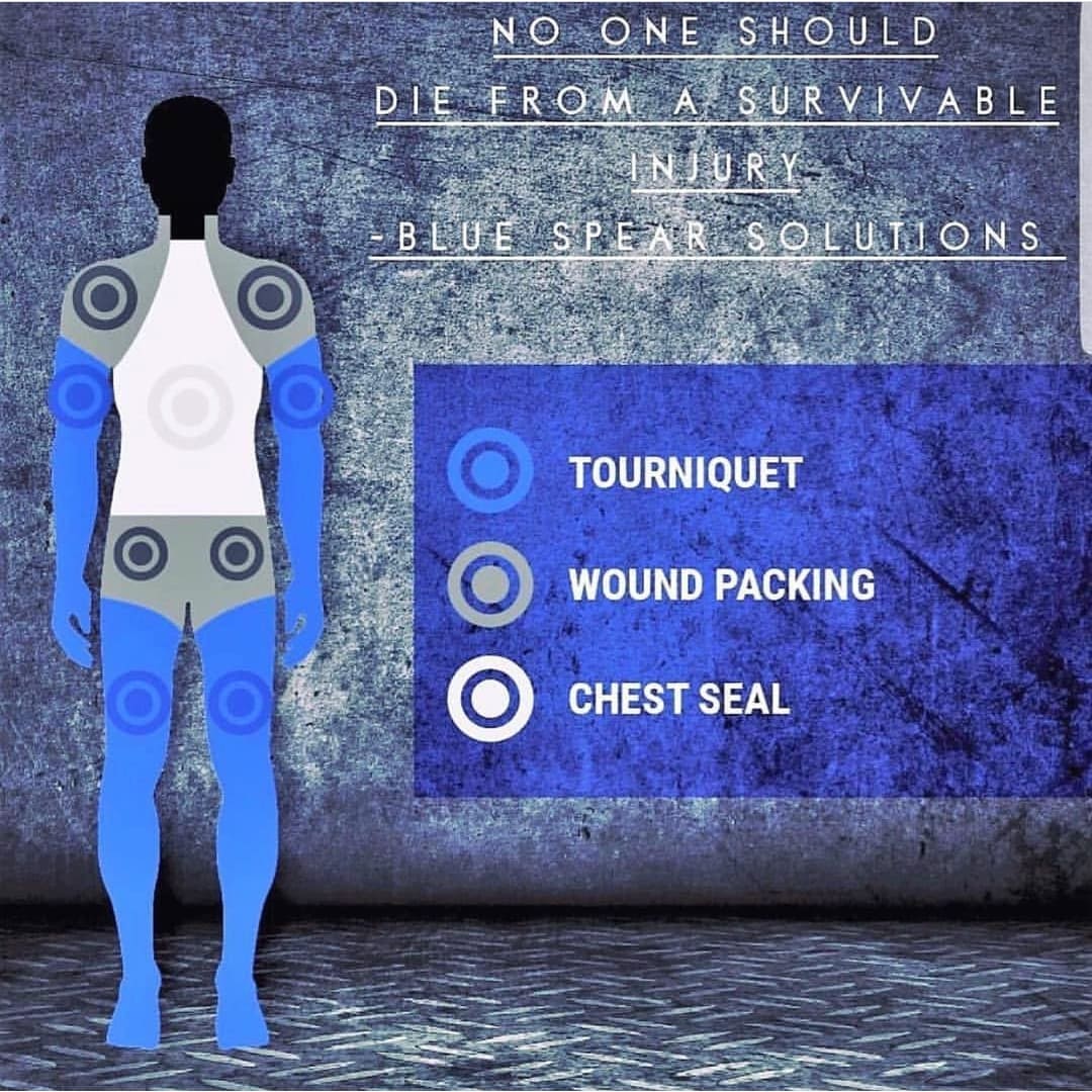 TheWillManuel's tweet photo. Tourniquet the limbs.
Pack the junctions.
Seal the box.
#stopthebleed #lifeordeath https://t.co/vk5p6Tgl83