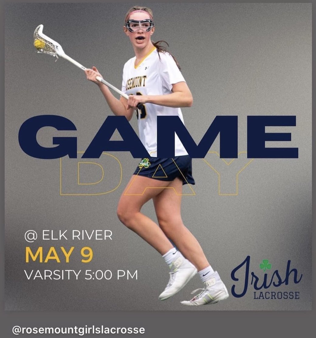 Big game for the Irish ☘️ tonight @ Elk River