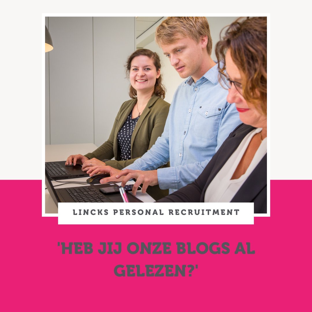 Wist je dat we bij Lincks ook blogs schrijven?🤔

Tips over je LinkedIn profiel bijvoorbeeld. Of hoe de werkdag van een Recruiter eruit ziet. AL onze blogs lezen doe je hier ➡️ lincks.nl/blog

#lincksisdewegnaarbeter #blogs #recruitment #employerbranding