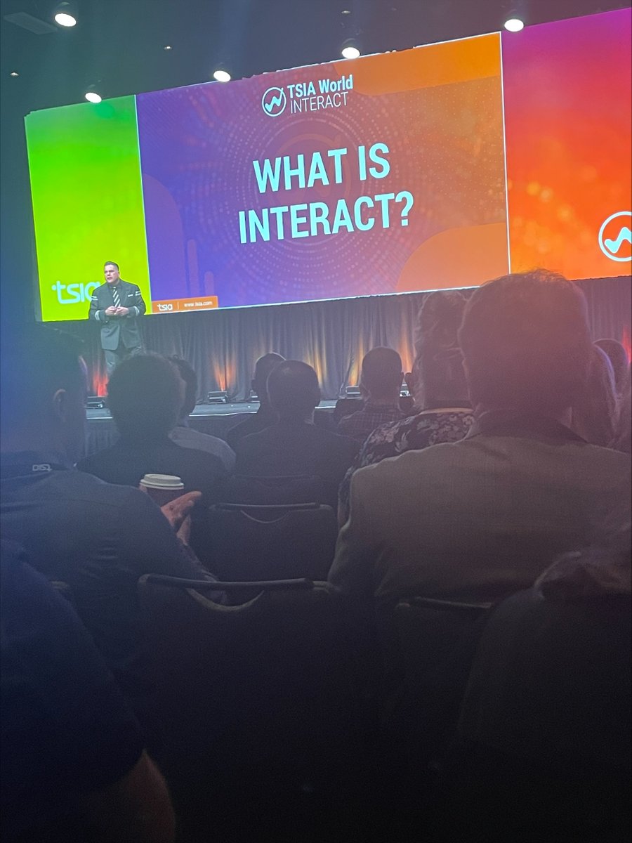 debashton's tweet photo. Day 2 of #TSIAWorld is on!

Sharing a picture from today’s opening keynote! Great work, @john_ragsdale, giving a proper kick off to this conference and sharing our collective excitement to be in Orlando this week. 

#TSIA23 #Certinia #PSA #Keynote https://t.co/jokoUmUVlf