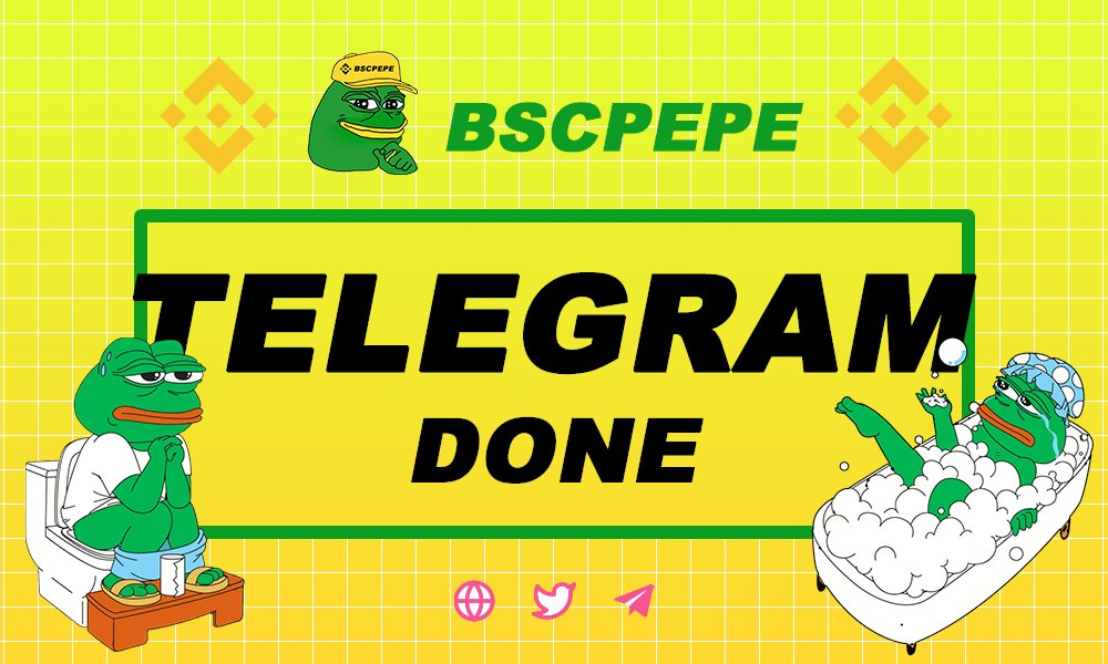BSC_PEPE_'s tweet photo. We're more excited than BSCPEPE with his cup of coffee to announce that BSCPEPE's official Telegram channels have been created!

TELEGRAM: https://t.co/f5eMsKq4rd

#BSC #PEPEBNB #PEPE #Airdrop #AirdropCrypto https://t.co/lIh12lzCLb