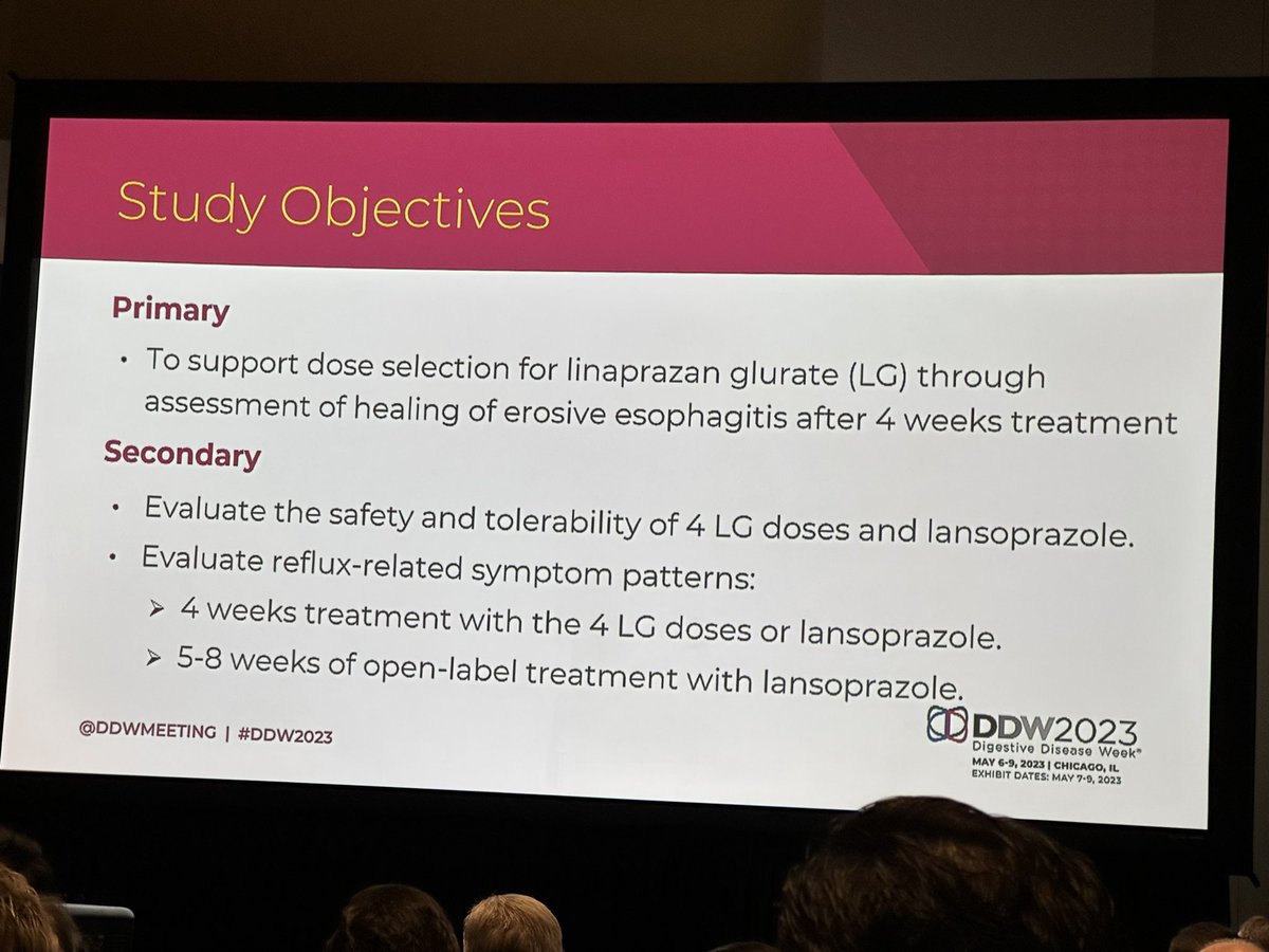 The P-CAPs are coming: linaprazan is effective to treat erosive #esophagitis from Dr Sharma and colleagues #gerd #reflux #esophagus #DDW2023