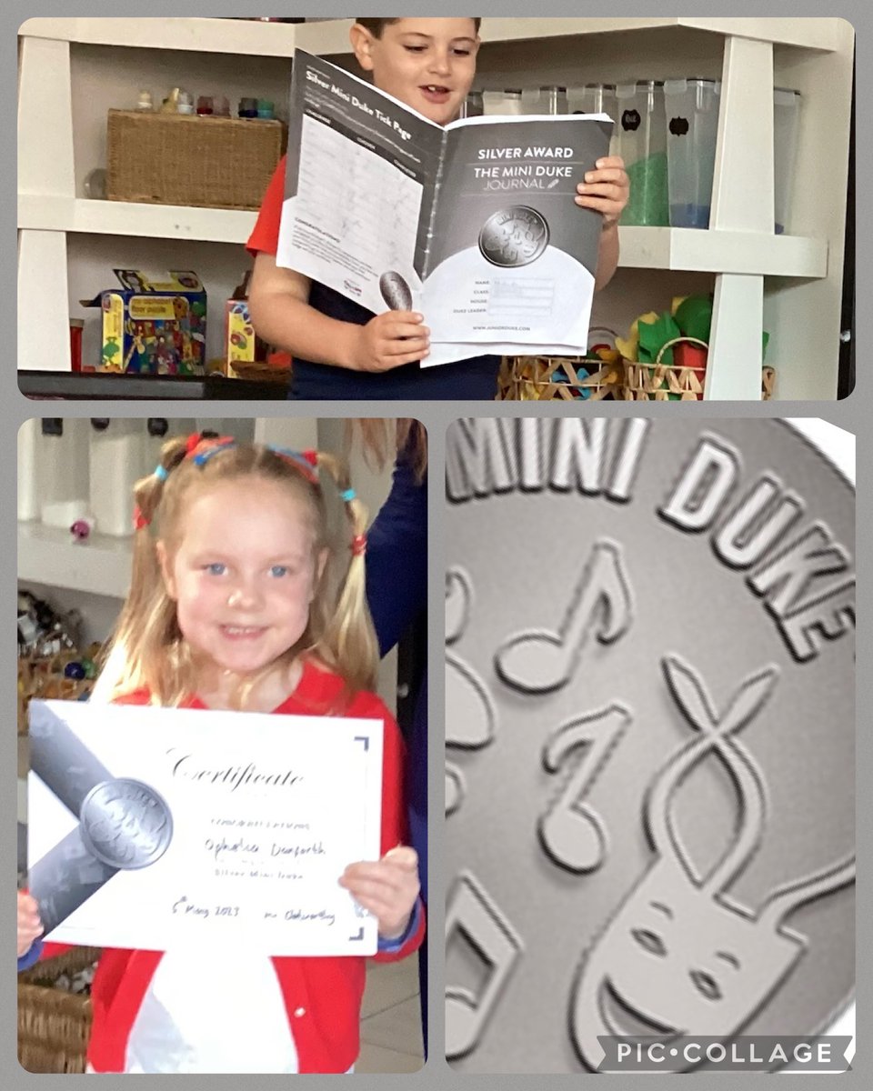 🥳 Congratulations Ophelia and Max on achieving the Silver Mini-Duke Award! A lot of thought and effort was put into each challenge, from den building to learning life saving skills! Thank you @DukeAwards Junior Duke for continuing to inspire our children! #newmalden #prepschool