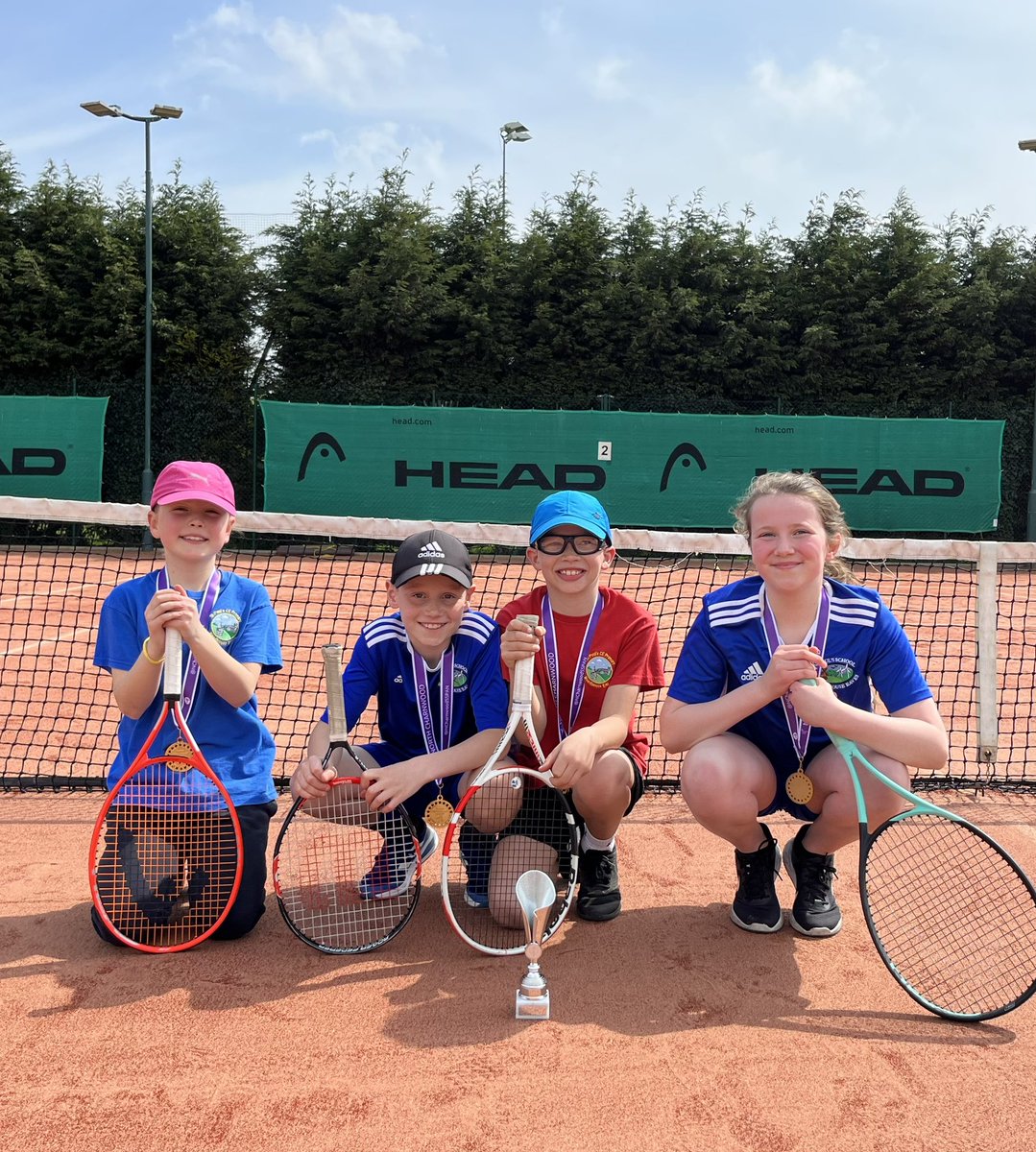 EBeachellDRET's tweet photo. @NCharnwoodSSPAN Primary Tennis 🎾 well done to all schools. Thank you @CharnwoodC for the fantastic facilities AND @CharnwoodPE leaders! Congratulations🥇 @StPaulsweaves 🥈@BoothWood1 🥉 @hallorchardpri1 . See you Thursday for Y3/4! @YourSchoolGames @CharnwoodColl @DRETsport https://t.co/ILNiTvpKft