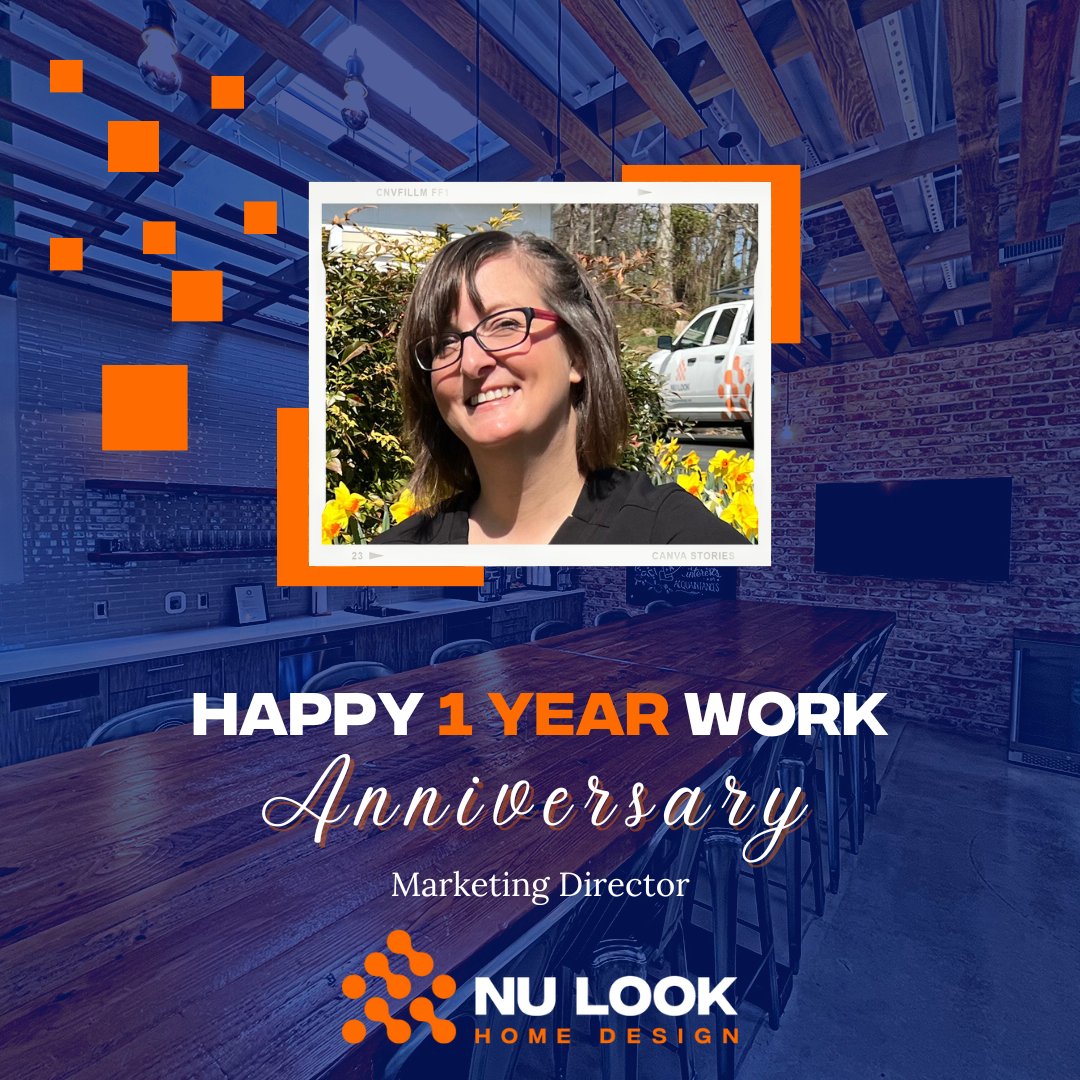 NuLookHome's tweet photo. Join us in celebrating the 1-year anniversary of our incredible Marketing Director, Barbie! Your creativity and expertise have been instrumental in shaping our marketing efforts and driving growth.

#LifeAtNuLook #MeetTheTeam https://t.co/JGy7VOWmHh