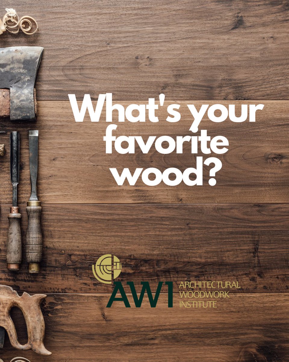 AWInational's tweet photo. If you could work with only one type of wood for the rest of your career, what would it be??

#woodwork #millwork #favoritewood #woodisgood https://t.co/LktMHZKB1z