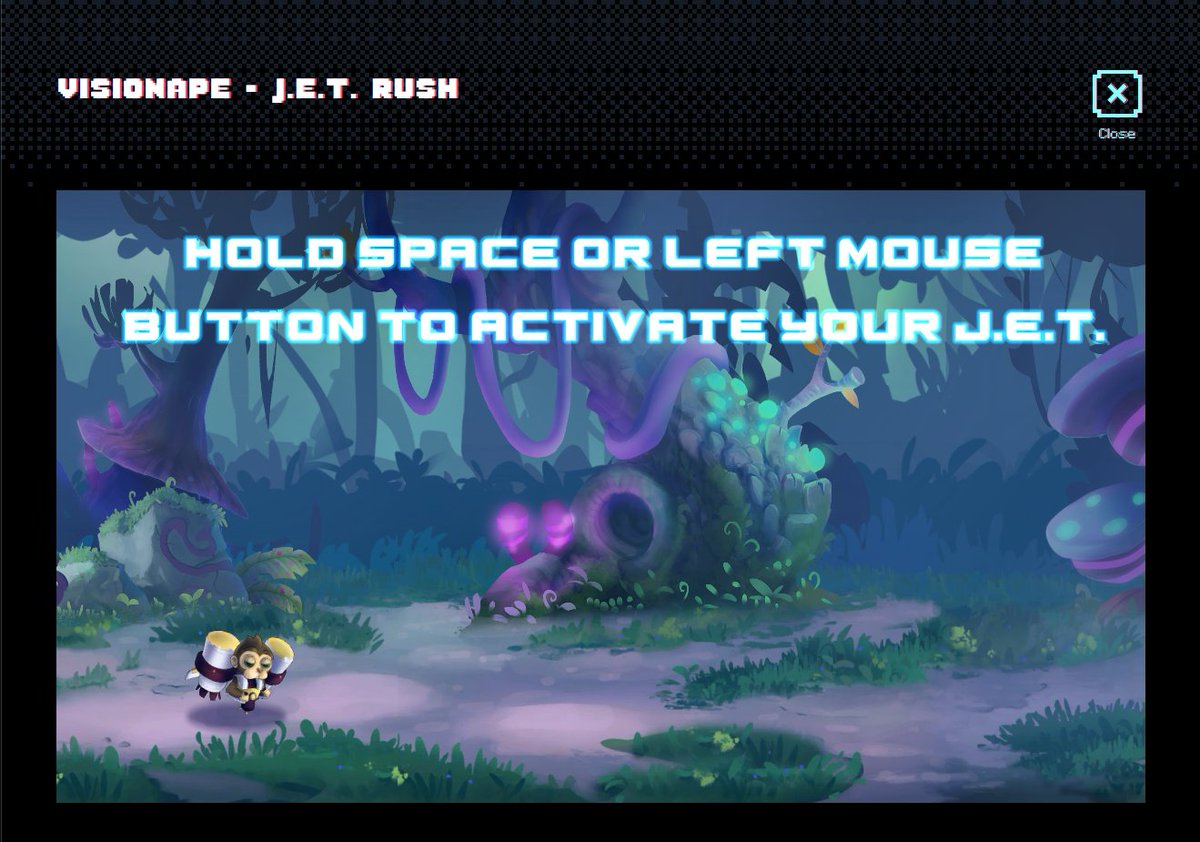 visionarcade_'s tweet photo. The first #VisionArcade game featuring VisionApe is finally live on https://t.co/U8DcVXas0M 🎮 Fly through obstacles and explore an alien jungle 👾🦧 

Who's ready for the next set of missions on VisionArcade? 🤑 https://t.co/WrFddIs2lL