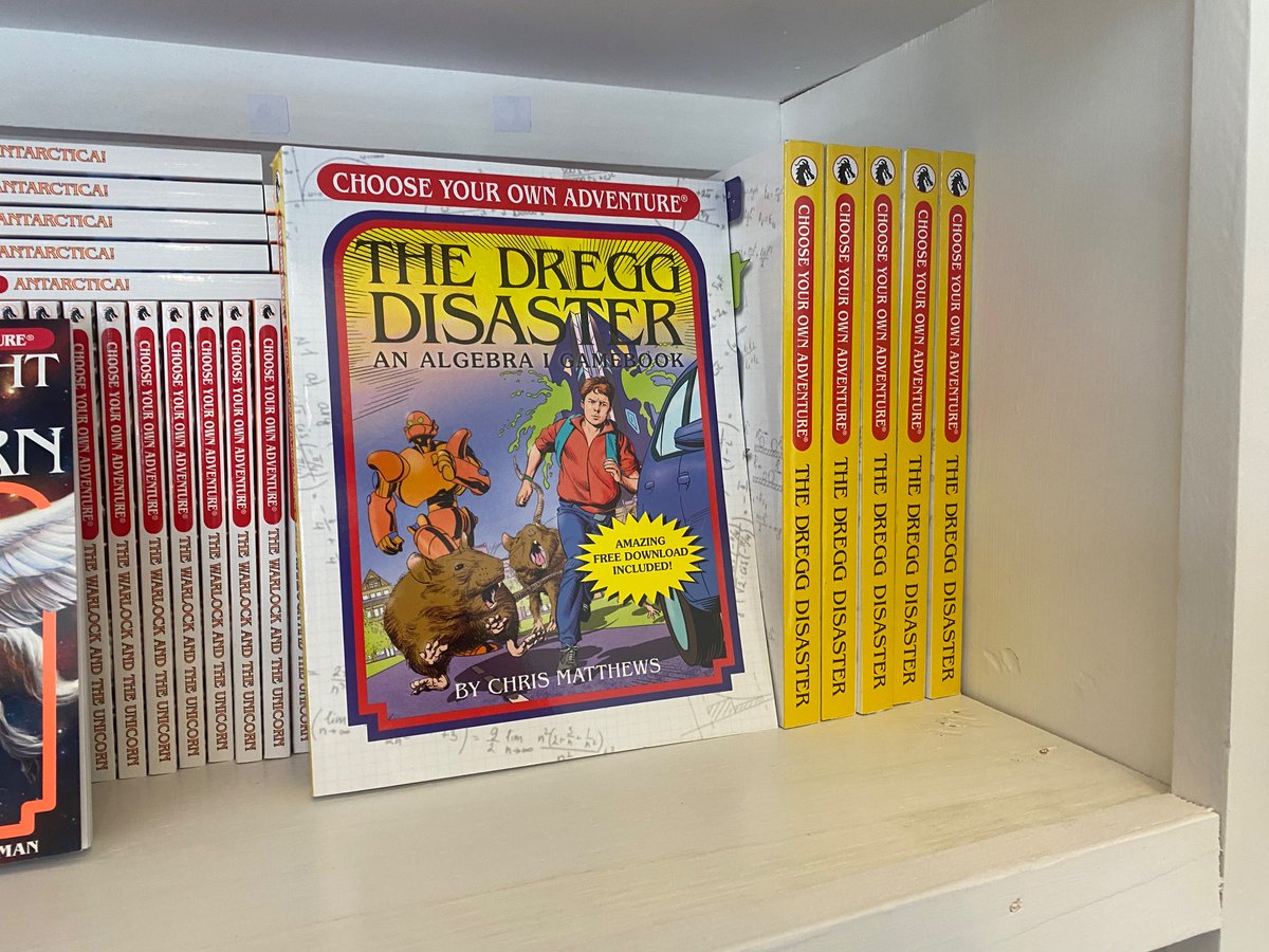 cantankchris's tweet photo. Visiting headquarters this week! @chooseadventure #Math https://t.co/TYcBQL3qfI