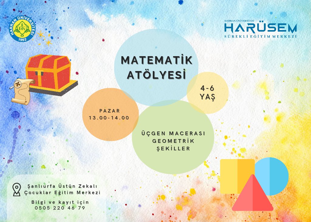 HarusemHarran's tweet photo. Çocuk atölyelerimiz detay için web sitemizi ziyaret edebilirsiniz.

https://t.co/XgY7LJ87Mf https://t.co/TNoxr0oEas