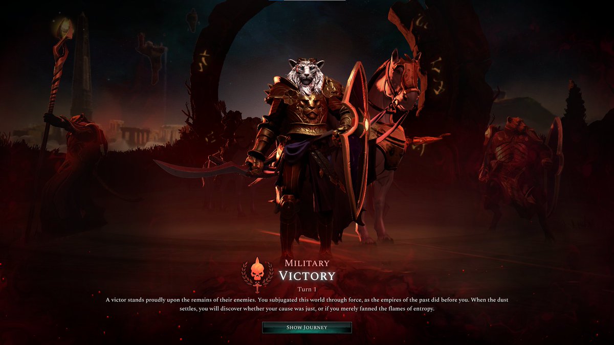 AgeOfWonders4's tweet photo. Age of Wonders 4 is officially the fastest selling game in the series! 😱

In less than 1 week we achieved:
- 250k copies sold
- 42,826 peak concurrent Steam players

A big THANK YOU to all our players, we couldn't have done it without you! 💝

#ageofwonders4 #aow4 https://t.co/5nRVRjWKNq