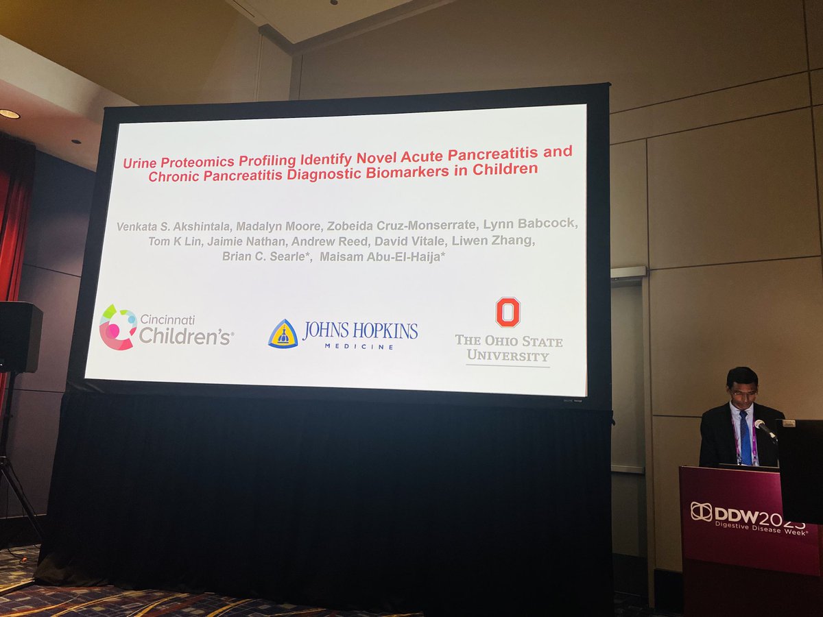 Maisam Haija-PANCREAS, MD, MS (@maisamhaijamd) on Twitter photo Happening now! Urine dx biomarkers of Acute and Chronic #pancreatitis <a href="/DDWMeeting/">Digestive Disease Week</a> wonderful collaboration with <a href="/briansearle/">Brian Searle</a> <a href="/ZCMlab/">Zobeida Cruz-Monserrate Ph.D. 🇵🇷</a> <a href="/CincyChildrens/">Cincinnati Children's</a> and many others Happening now! Urine dx biomarkers of Acute and Chronic #pancreatitis <a href="/DDWMeeting/">Digestive Disease Week</a> wonderful collaboration with <a href="/briansearle/">Brian Searle</a> <a href="/ZCMlab/">Zobeida Cruz-Monserrate Ph.D. 🇵🇷</a> <a href="/CincyChildrens/">Cincinnati Children's</a> and many others