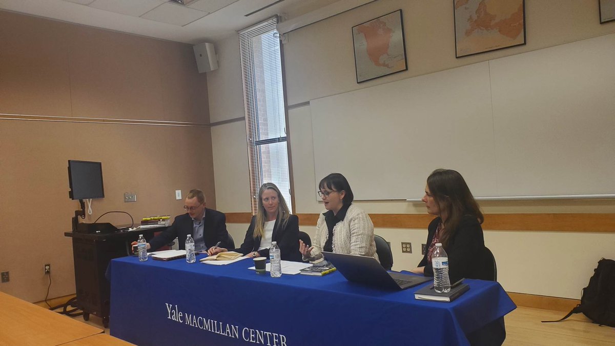 Dr. Coleman gave a talk on her book, The Walls Within, at the <a href="/YaleMacMillan/">Yale MacMillan Center</a> Center last month. Cristina Rodriguez (Yale Law School), Monica Varsanyi (CUNY), and Brendan Shanahan (Yale) commented on Dr Coleman's book.