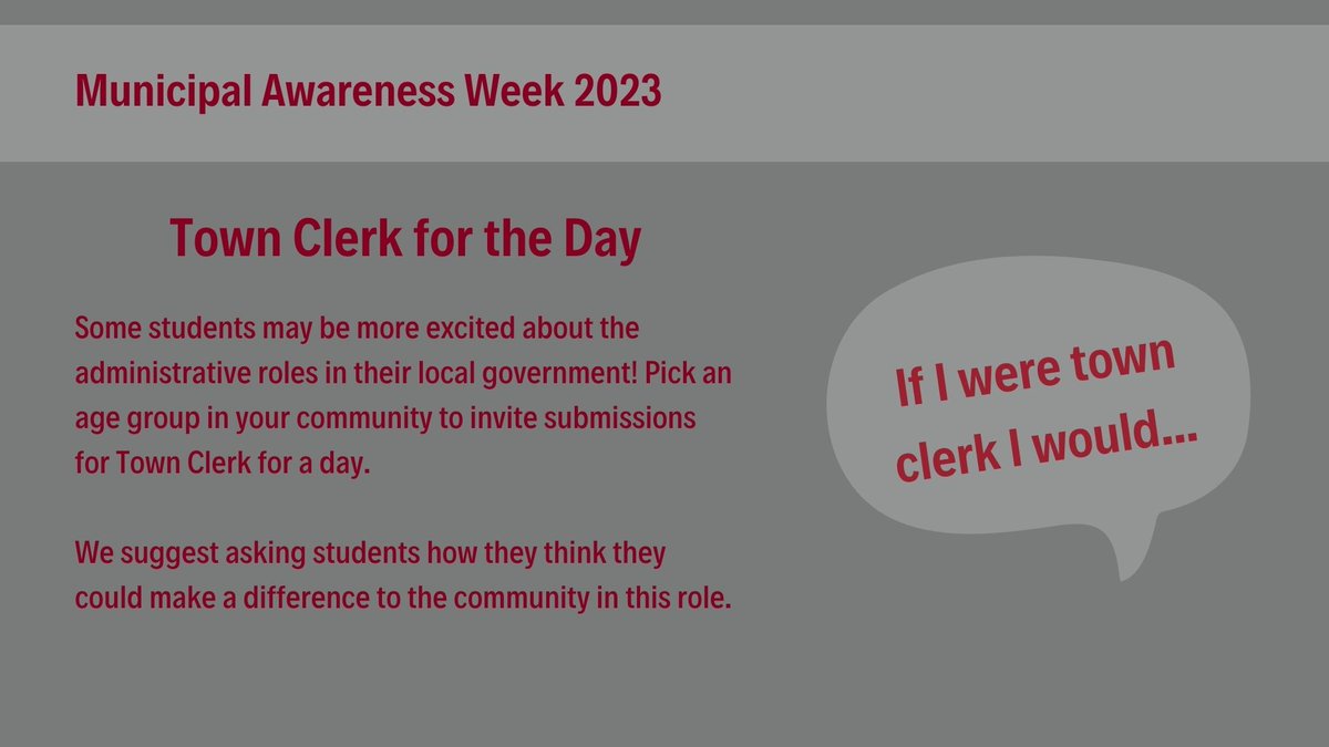 PMANL709's tweet image. Helping youth understand what happens behind the scenes to ensure residents have access to services can build stronger &amp;amp; more supportive municipalities.

How about holding a Town Clerk for a Day contest?  
#MunicipalAwarenessWeek #NLPoli #NLMuni