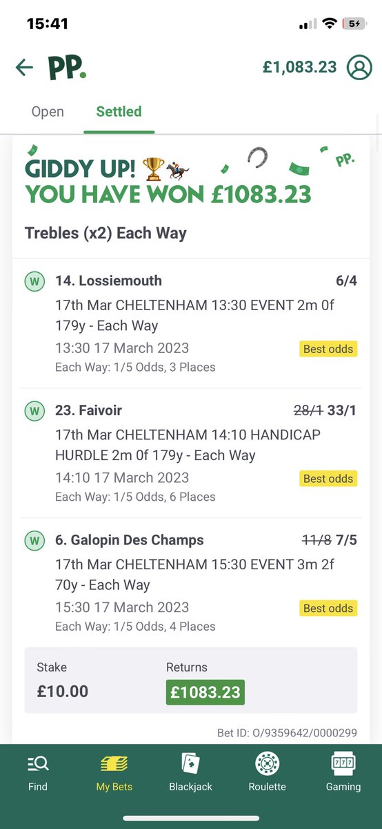 ASGambling's tweet image. Previous massive wins from this years Cheltenham. From the starting gate to the finish line, my horses came out on top! #ASG #bettingtips