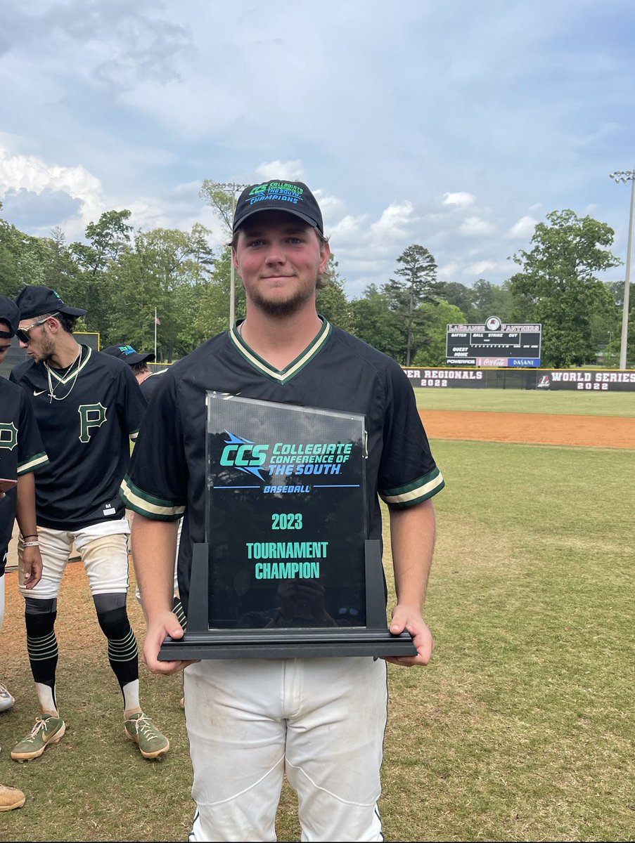 Congratulations to Cherokee Bluff Baseball alumni, <a href="/lucastritt_03/">Lucas Tritt</a>, and the <a href="/PULionsBaseball/">Piedmont Lions Baseball</a> for being the CCF Tournament Champions!!

Go Bears!
