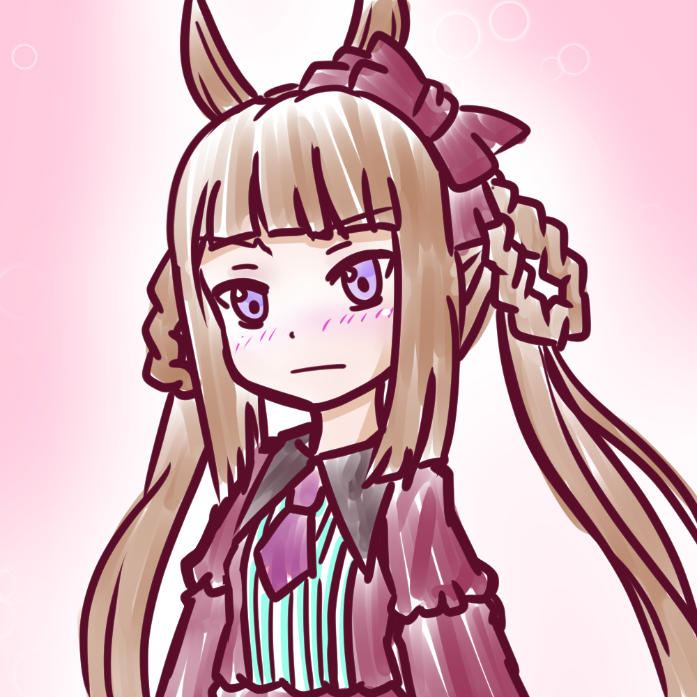 ウマ娘「多分15分ぐらいで描いたスイープ。 やっぱりワイにはワンドロ無理や… それはそれ」|ノレ。のイラスト