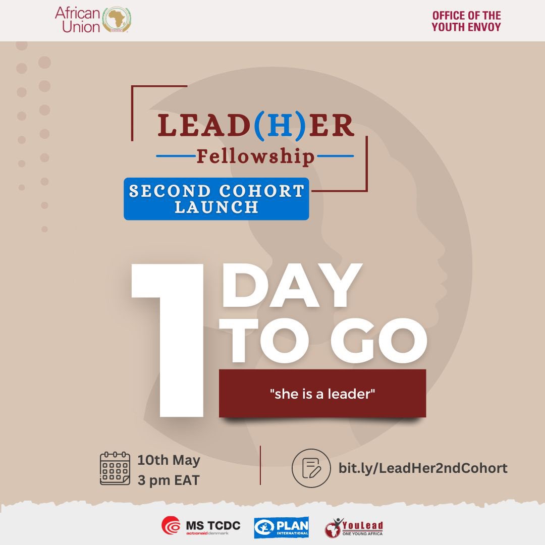 ChidoMpemba's tweet photo. Join with trailblazing young African women for the virtual launch of the @LeadHerFellows Second Cohort! Don't miss out on the opportunity to learn from amazing leaders. Register &amp; secure your spot here: https://t.co/RmZXYgA6oD. Launching tomorrow at 3 pm EAT! #LeadHerFellows23 https://t.co/oG1HIejE99