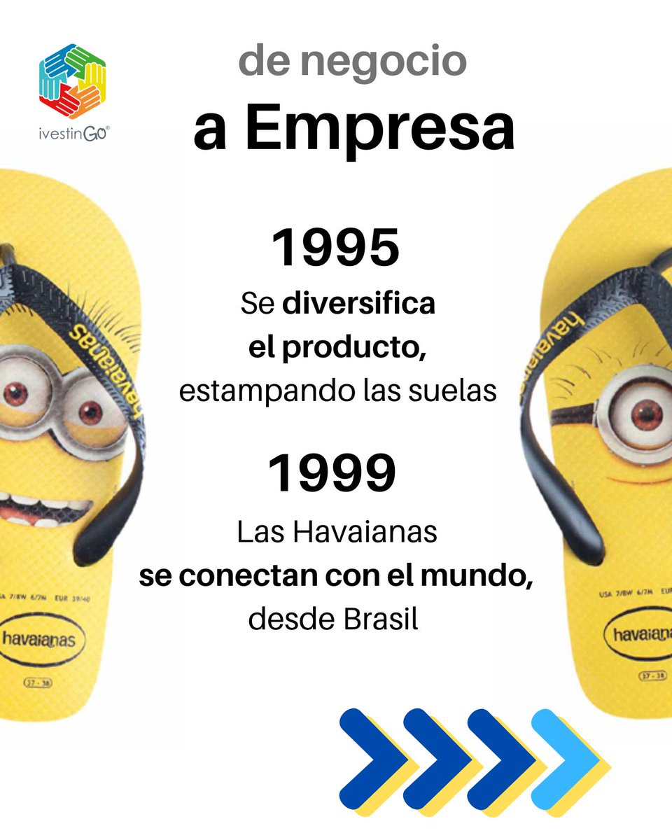 RaguaCarlos's tweet photo. Te contamos como la marca brasileña Havaianas, entendió que el negocio debía transformarse en Empresa para impactar el mundo, y no solo para vender un producto

Transformamos tu negocio en Empresas a través de nuestra metodología 6 #signosvitalesdelnegocio

#pymes  #mentoring https://t.co/NMparCgHV8