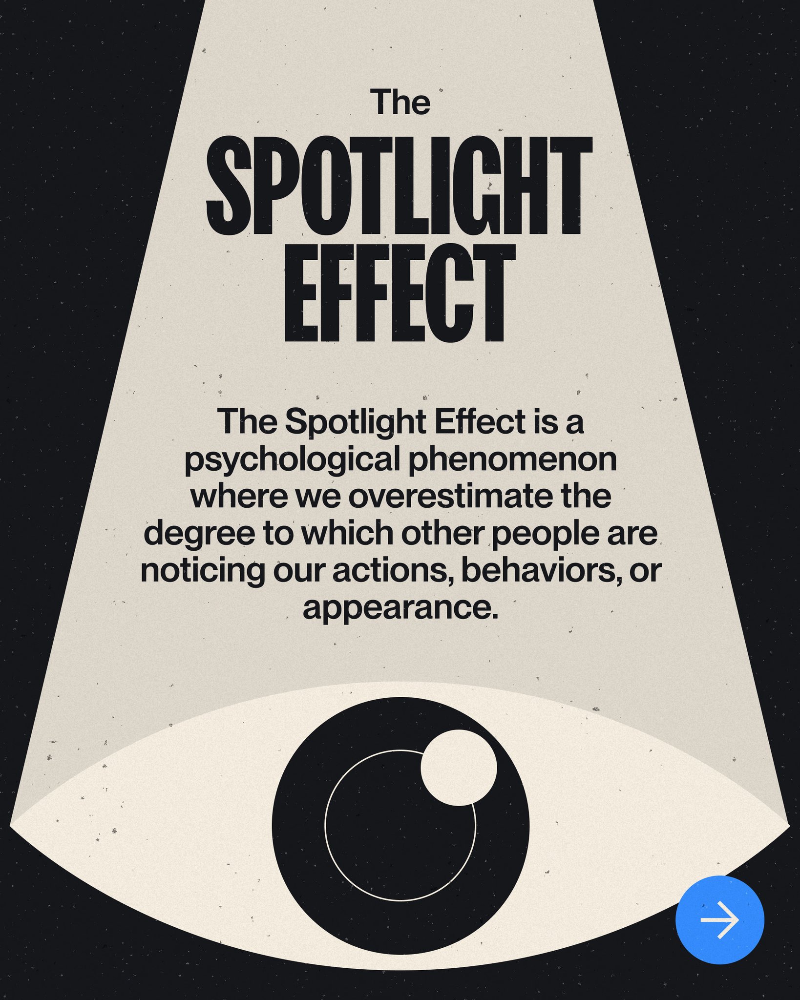 Sahil Bloom on Twitter "The Spotlight Effect (a visual thread) https//t.co/c9bAnxsShR" / Twitter