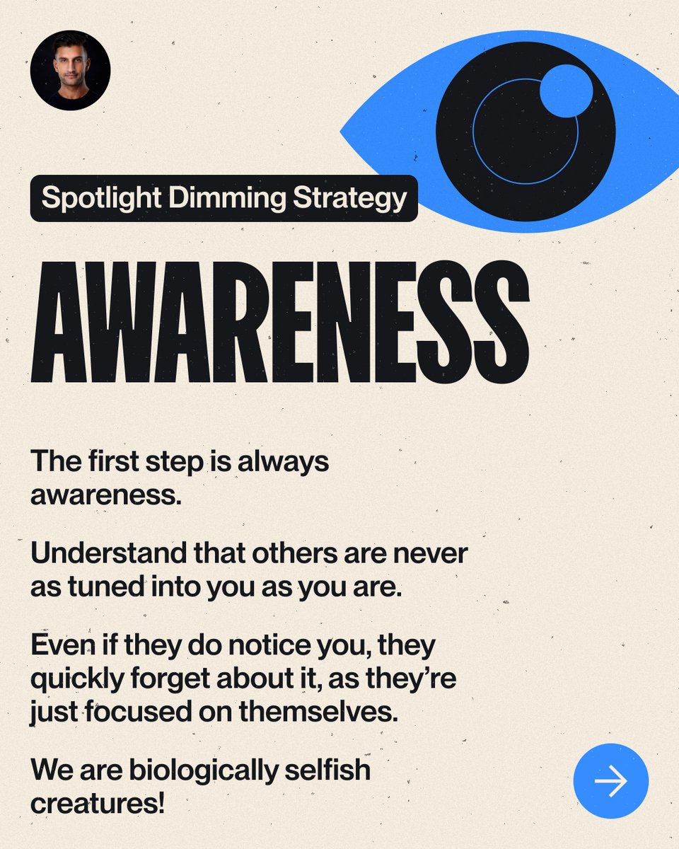 The Spotlight Effect (a visual thread) المسلسل من Sahil Bloom SahilBloom رتبها