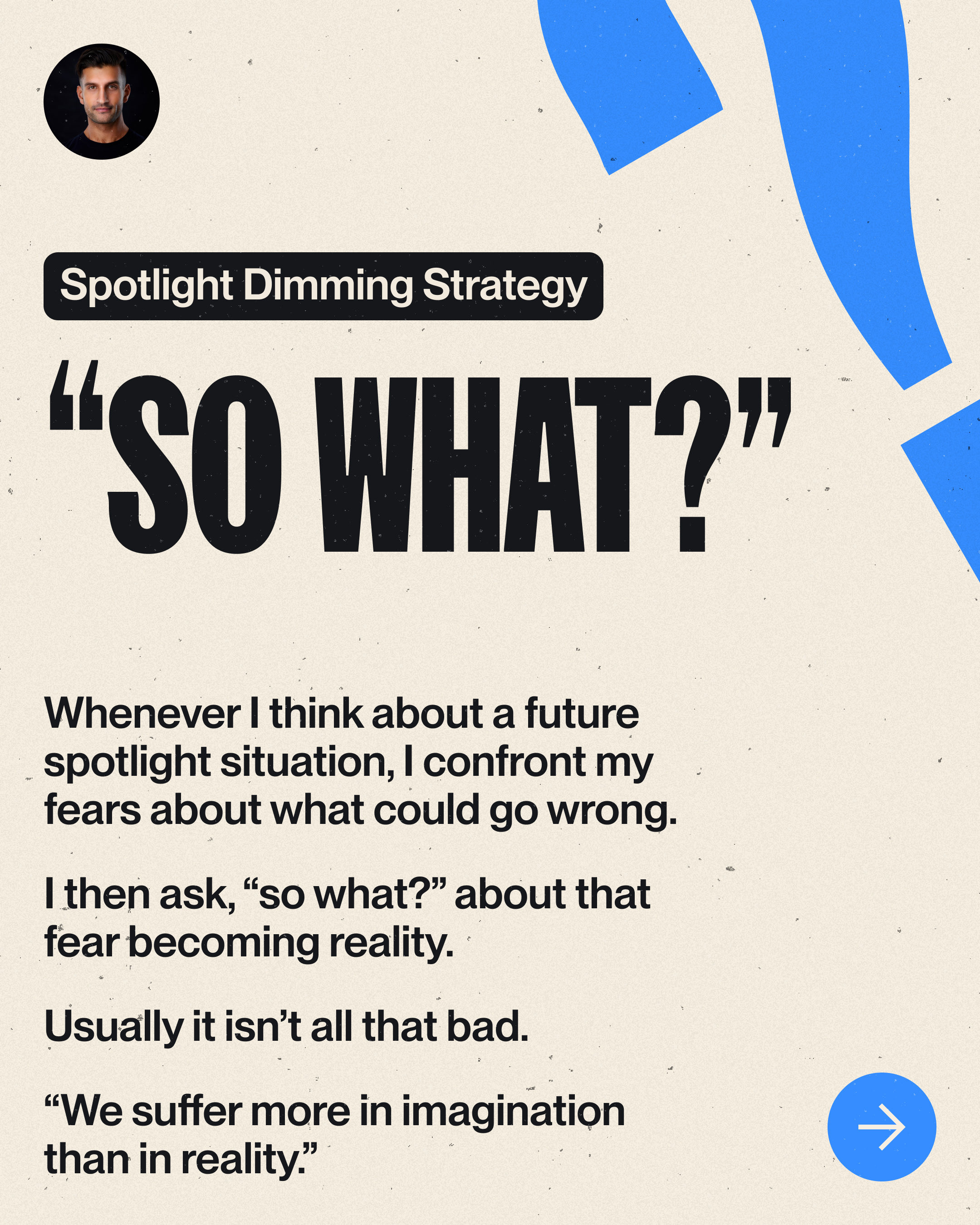 Sahil Bloom on Twitter "The Spotlight Effect (a visual thread) https//t.co/c9bAnxsShR" / Twitter