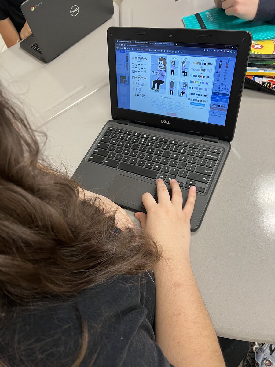 Mrs_Slawson's tweet photo. Students are summarizing their independent reading choices by using @storyboardthat to create visual summaries. #ReadersOfThePack  @HumbleISD_WLMS @RelaWlms @kellycoxWLMS https://t.co/lceNGyPNw5