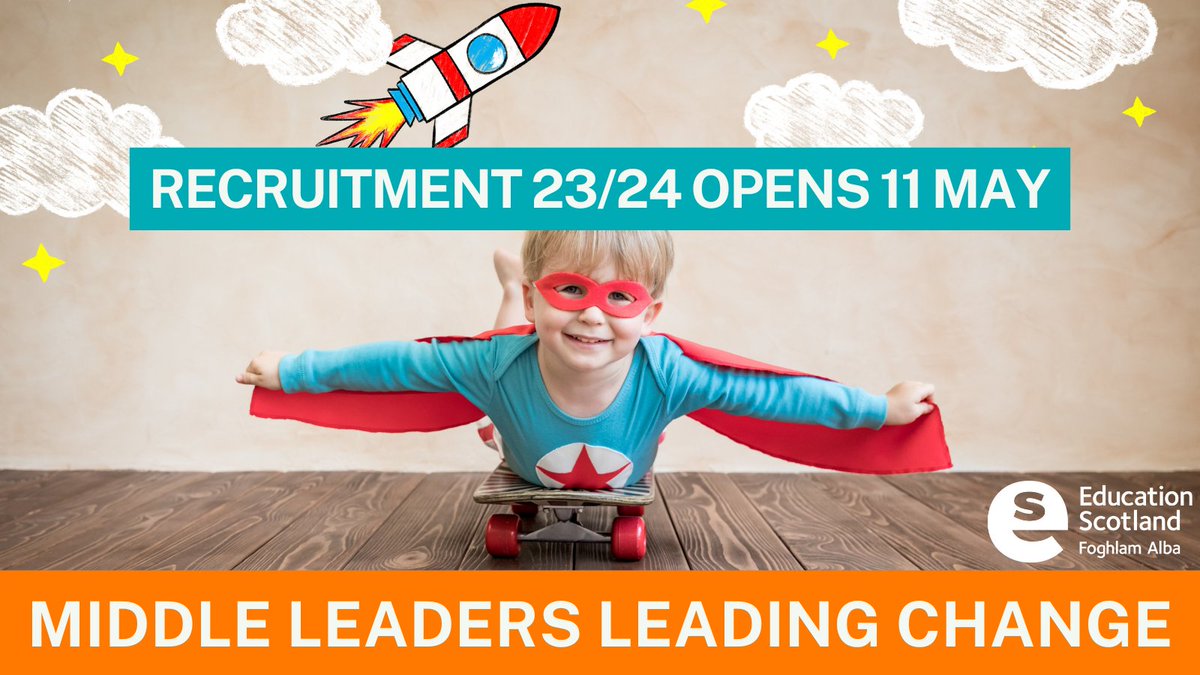 EdScotPLL's tweet image. Middle Leaders, get ready! There&apos;s only two more days until recruitment for our #EdScotML, Middle Leaders Leading Change programme opens.
Find out more: bit.ly/3B89hhp