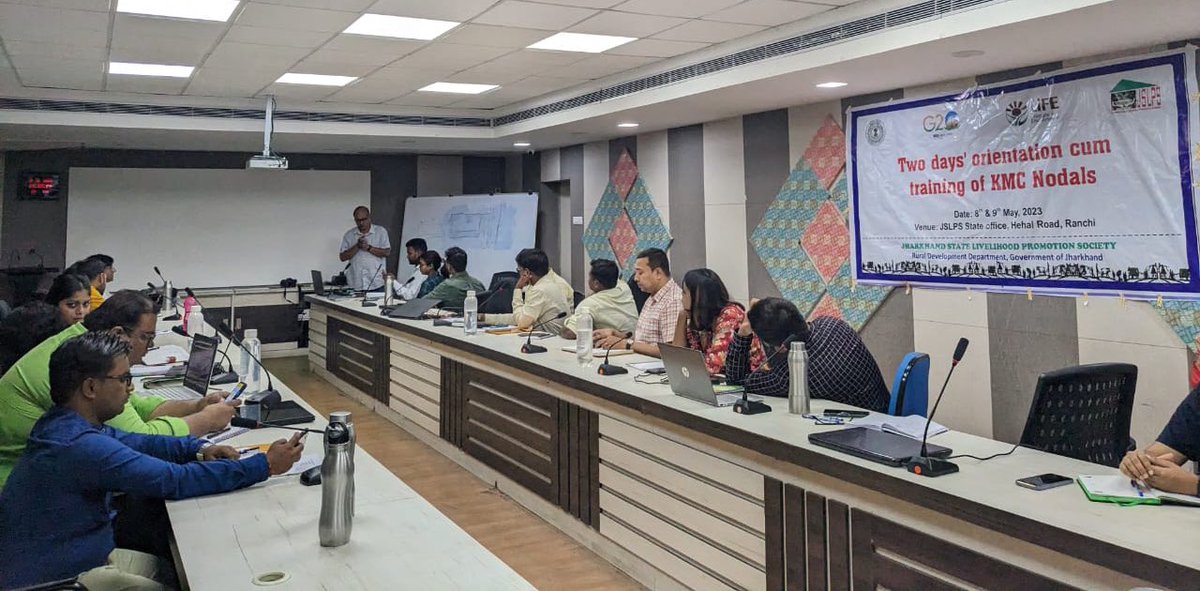 JSLPS, Rural Development Dept, Jharkhand on Twitter "2 day Orientation