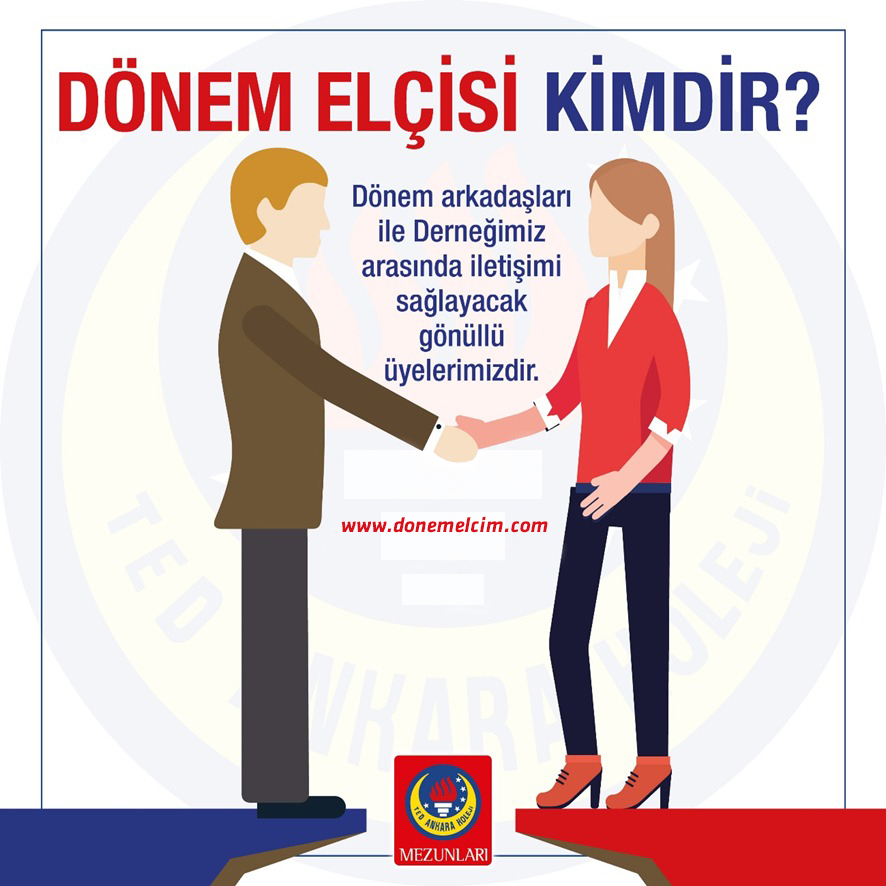 Dönem Elçisi seçimleri hakkındaki tüm detaylar donemelcim.com’da! Unutmayın, dönem elçisi aday adaylığı için son başvuru tarihi 13 Mayıs Cumartesi! Bizi takip etmeye devam edin.

#tedankarakolejimezunlarıderneği #tedankarakoleji #tedankarakolejimezunları #dönemelçileri