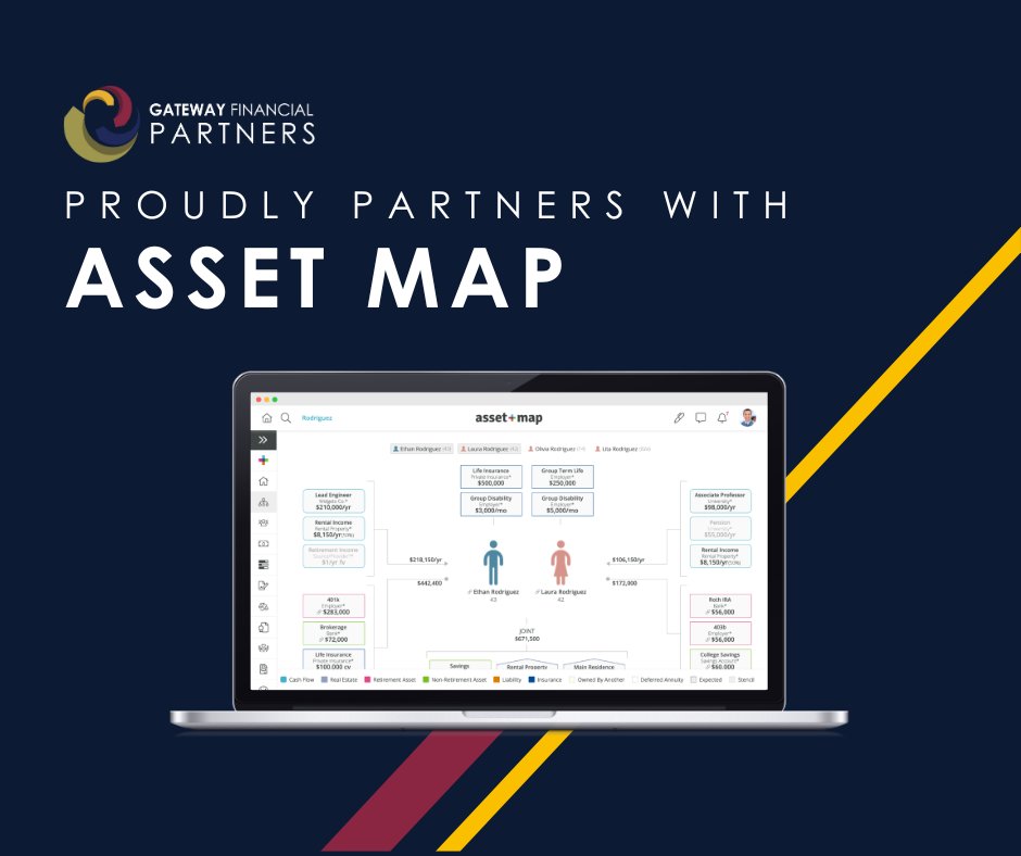 mygfpartner's tweet photo. Partnership Spotlight 🤝: We are proud to partner with Asset Map to offer our advisors a variety of resources, and the freedom to choose which fits their clients best! 

#GatewayFinancialPartners #BenchOfLife #Operations #Technology #AssetMap https://t.co/Ici8nfPZnK