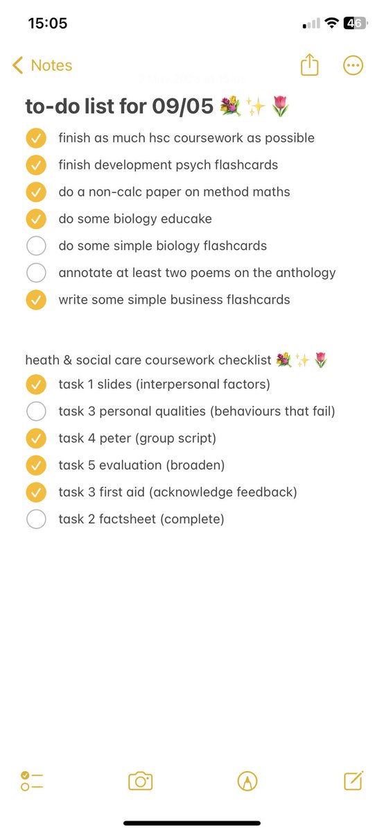 been such a productive day!!! 💐✨🌷