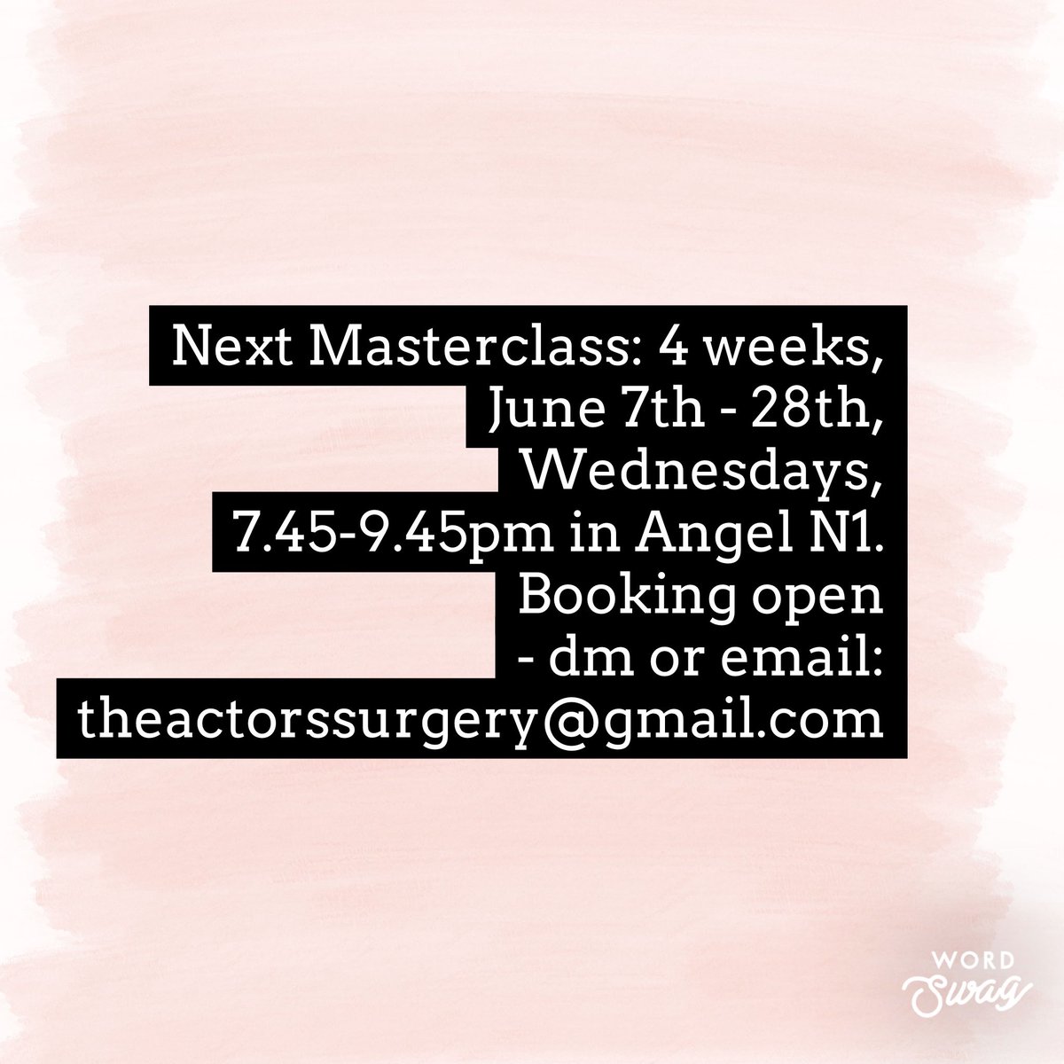 The Actors' Surgery tweet media