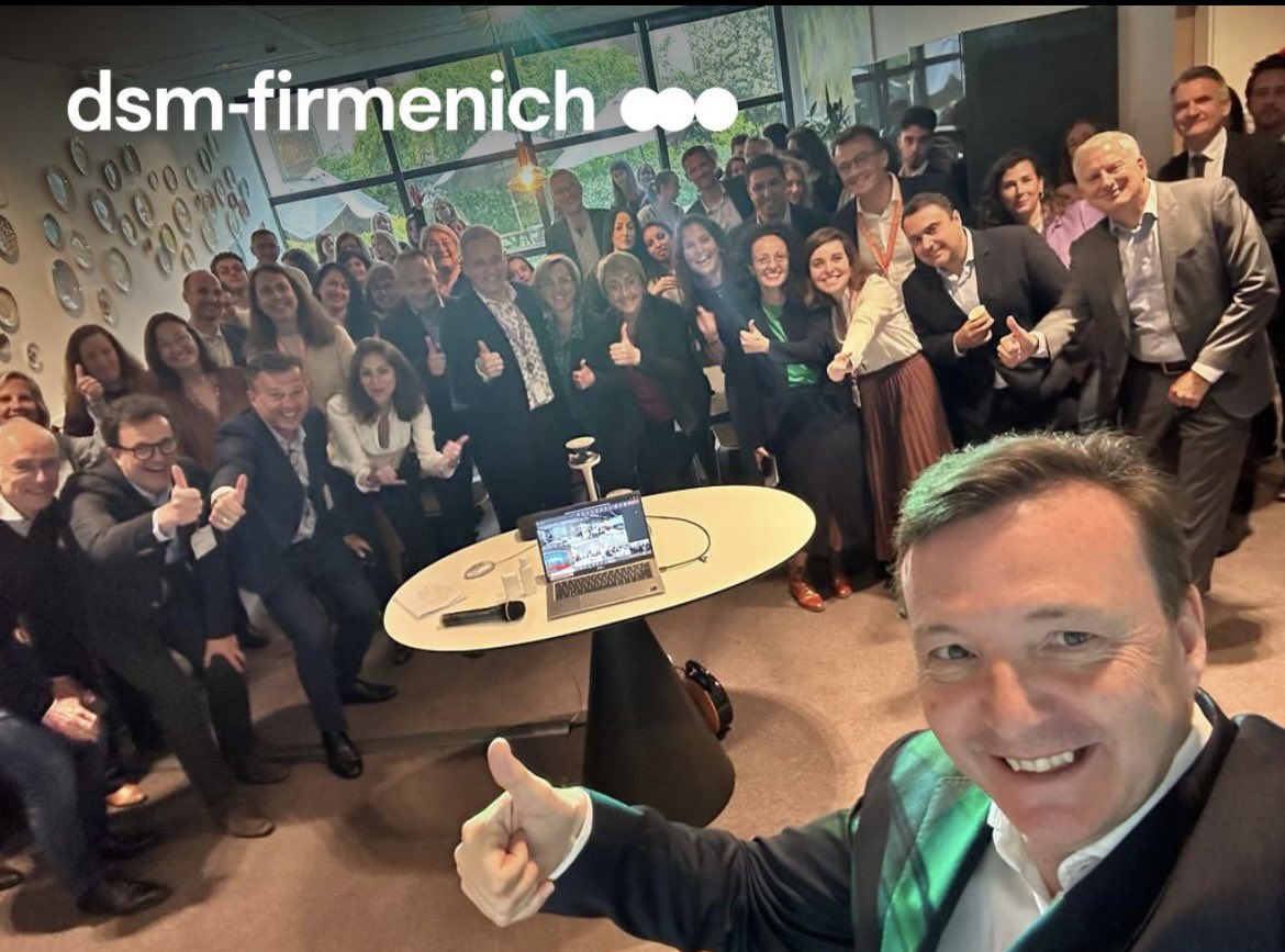 Yannick Foing (@yannickfoing) on Twitter photo What a day!!
Very happy to have had the opportunity to celebrate this new beginning with my new colleagues from <a href="/dsmfirmenich/">dsm-firmenich</a> in the Paris office! Looking forward to work together with our partners to scale up our efforts with new science-based solutions to tackle #hiddenhunger What a day!!
Very happy to have had the opportunity to celebrate this new beginning with my new colleagues from <a href="/dsmfirmenich/">dsm-firmenich</a> in the Paris office! Looking forward to work together with our partners to scale up our efforts with new science-based solutions to tackle #hiddenhunger