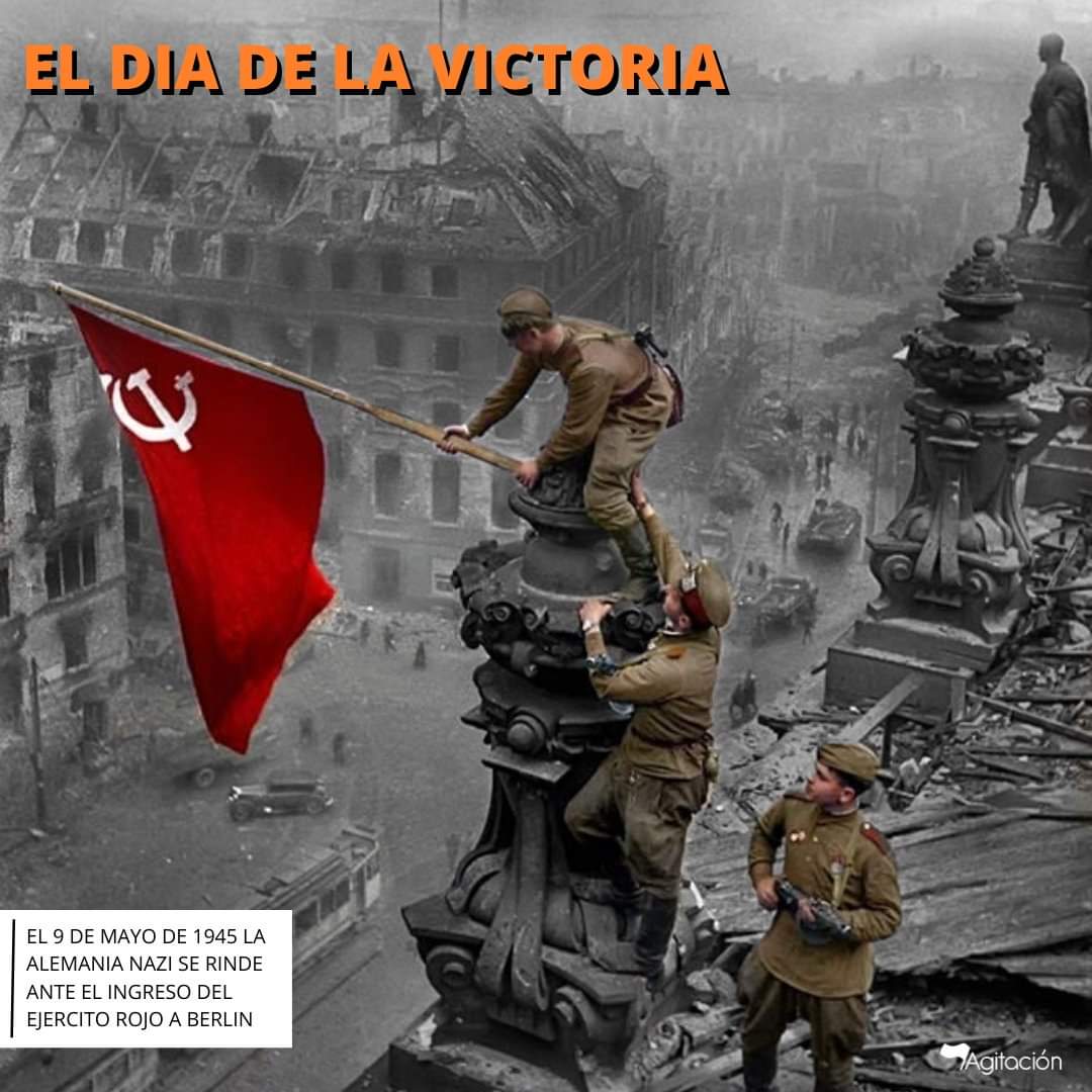 Como cada #09Mayo, Rusia celebra el Día de la Victoria, donde se recuerda la gesta heróica de los soldados soviéticos contra la Alemania Nazi.

Hoy en día, se libra una batalla en Ucrania para acabar con esta ideología que volvió a renacer, avalada por EEUU y Europa.

#PLOMO19