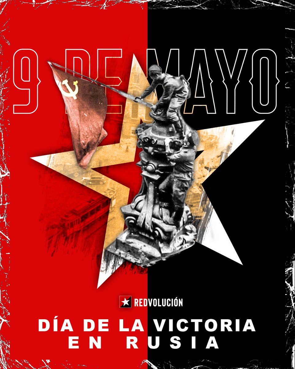 En 1945 se derrotó a la Alemania Nazi,  El poderoso ejército Rojo entró en Berlín y se restauro la paz en toda Europa amedrentada por Hitler.

Que Viva el 09 de Mayo Dia De La Victoria.

No al Nazismo
No al Facismo
No al somocismo 

#DiaDeLaVictoria 
#PLOMO19