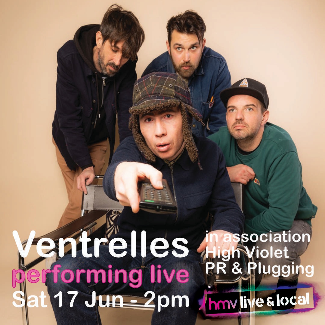 hmvManchester's tweet photo. In association with High Violet PR & Plugging @Ventrellesound are playing live in-store on Saturday 17th June at 2pm, this is part of our live and local promotion. Entry is free.
#liveandlocal #hmv #hmvmanchester #manchesterarndale #manchestermusic #liveevent #livemusic https://t.co/IXALM2vQ8I