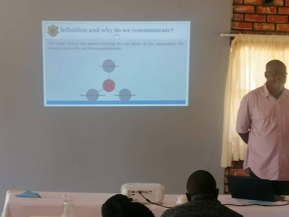 <a href="/tarazlast/">Last Tarabuku</a> taking participants through Trade Union Information Management Systems