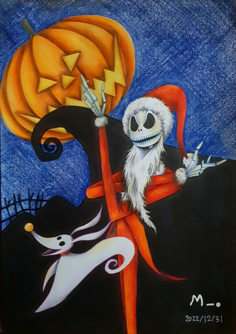 #부끄러운그림일기 #팀버튼의크리스마스악몽 #크리스마스악몽 #영화리뷰 #영화추천 #영화그림 #팀버튼 #헨리셀릭 #대니엘프만 #크리스서랜던 #캐서...