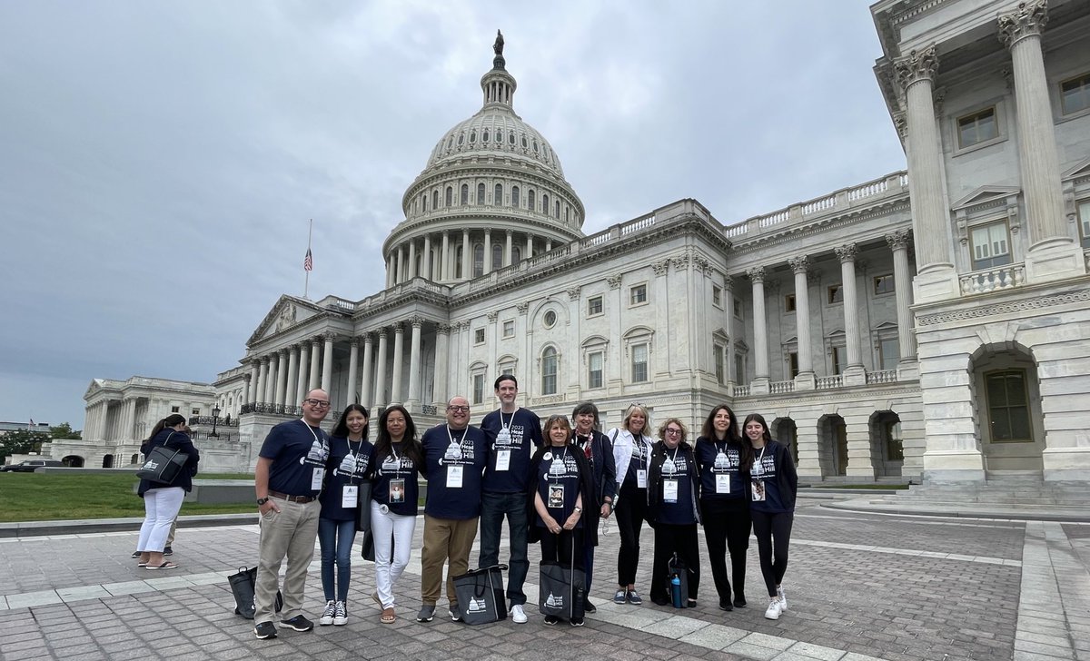 The #NewYork delegation for @NBTStweets is ready to #Head2Hill to meet with @SenGillibrand and @SenSchumer to #advocate for the unmet urgent needs of the #braintumor community. Looking forward to sharing our stories of all those affected by this disease. #btsm #btam #GrayMay 🧠