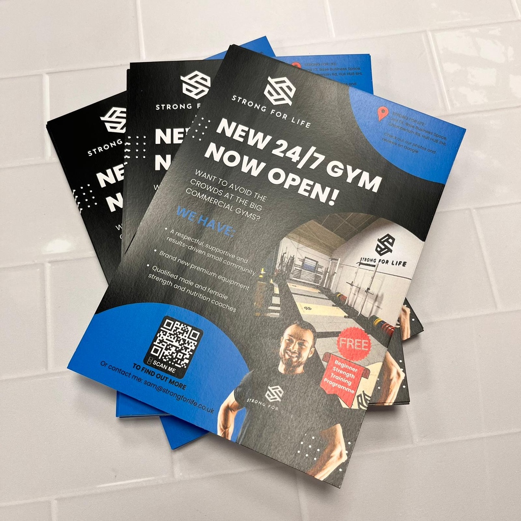 ScribesDigital's tweet photo. Leaflets for the Strong For Life team advertising their new gym 🏋🏻
https://t.co/tMwgcc8Bj2
#scribesdigital #scribes #hull #kingstonuponhull #print #printing #leaflet #flyer #advertising #promotional #samedayprinting https://t.co/ren5sNOoYS