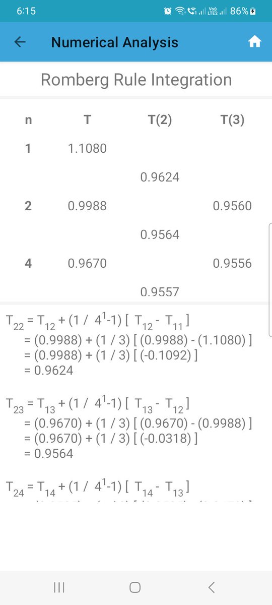 AbdullahMijazi's tweet image. Numerical Analysis with detailed (step-by-step) solutions
play.google.com/store/apps/det…
#LinearEquations
#LinearSystem
#Newton
#NewtonForward
#NewtonBackward
#Gauss
#GaussForward
#GaussBackward
#Stirling
#Bessel
#Everett
#Lagrange
#Aitken
#DividedDifference
#Trapezoidal
#Simpson
#Boole