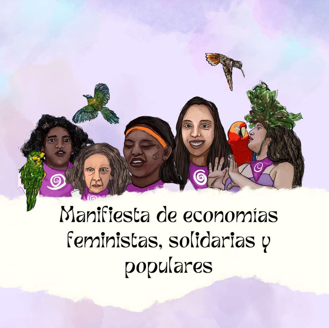 #Cartilla | Trenzado de investigación sobre economías feministas, campesinas e indígenas 💜✨

📃 Este escrito de la Confluencia de Mujeres para la Acción Pública recoge principios de las economías feministas.

👉🏾 Conoce más y descarga: rosalux.org.ec/pdfs/manifiest…
🌹 <a href="/rosaluxandina/">Rosalux Andina</a>