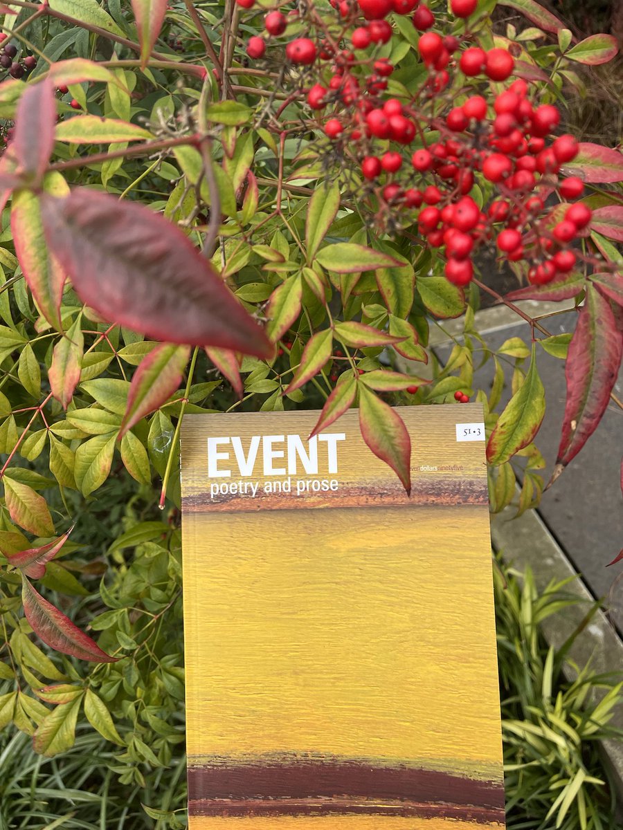 EVENTmags's tweet photo. @BenjaminLof87's short story, "Famished," appears in EVENT 51/3. "They say the shock from hot to cold is good for the heart and soul... like the workings of the Holy Spirit." https://t.co/NuNcfD2F8m
